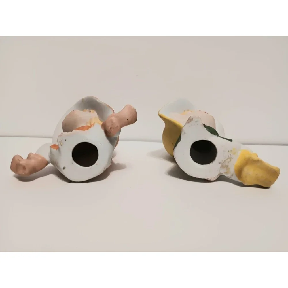 Homco Lot of 2 Pixie Elfies Fairies Ceramic Country Home Decor